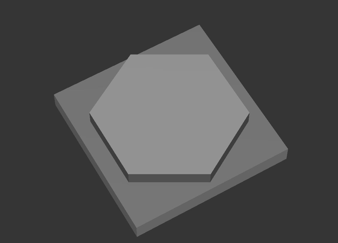 Polygone défini par la cote sur plat