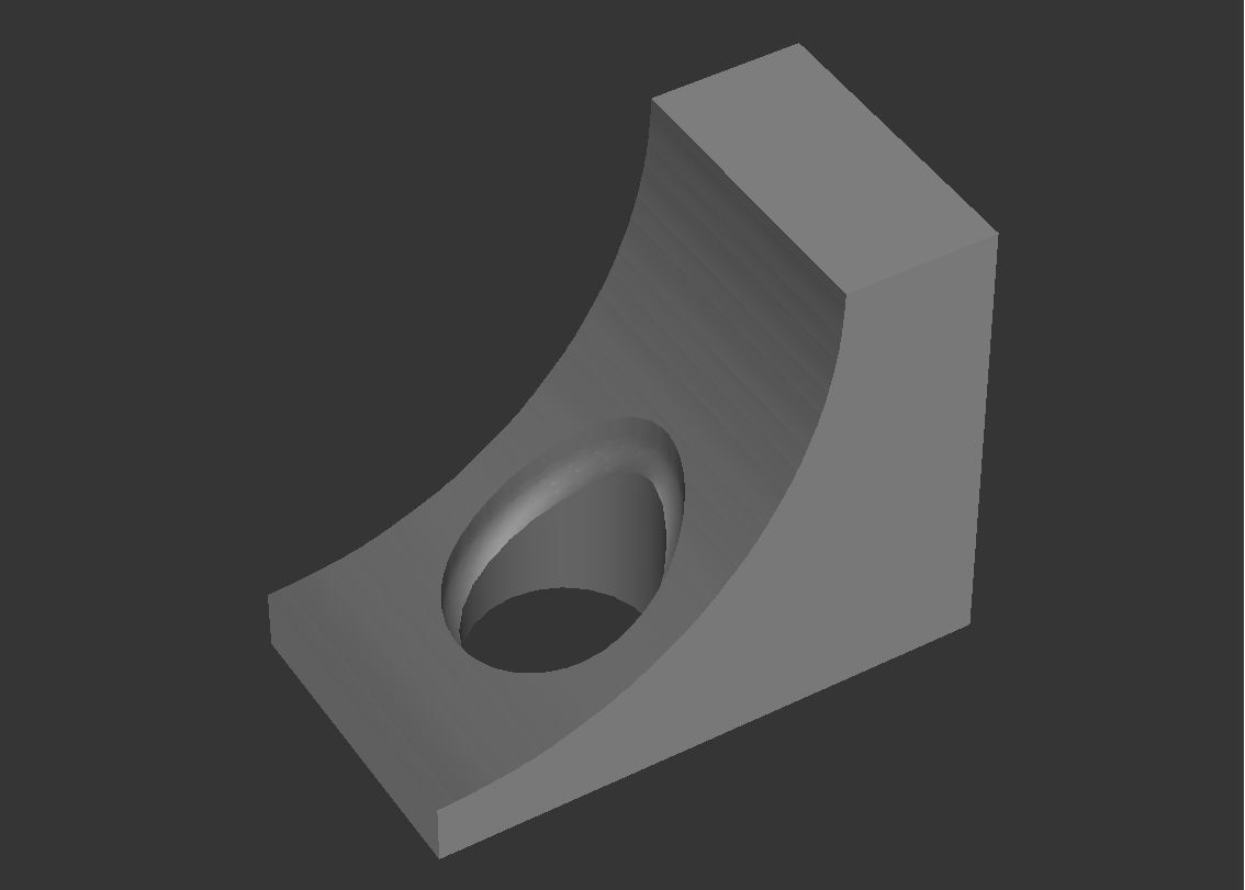 Deburring a hole in the horizontal inside surface of a cylinder